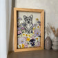 Hund im Frühlingsmantel