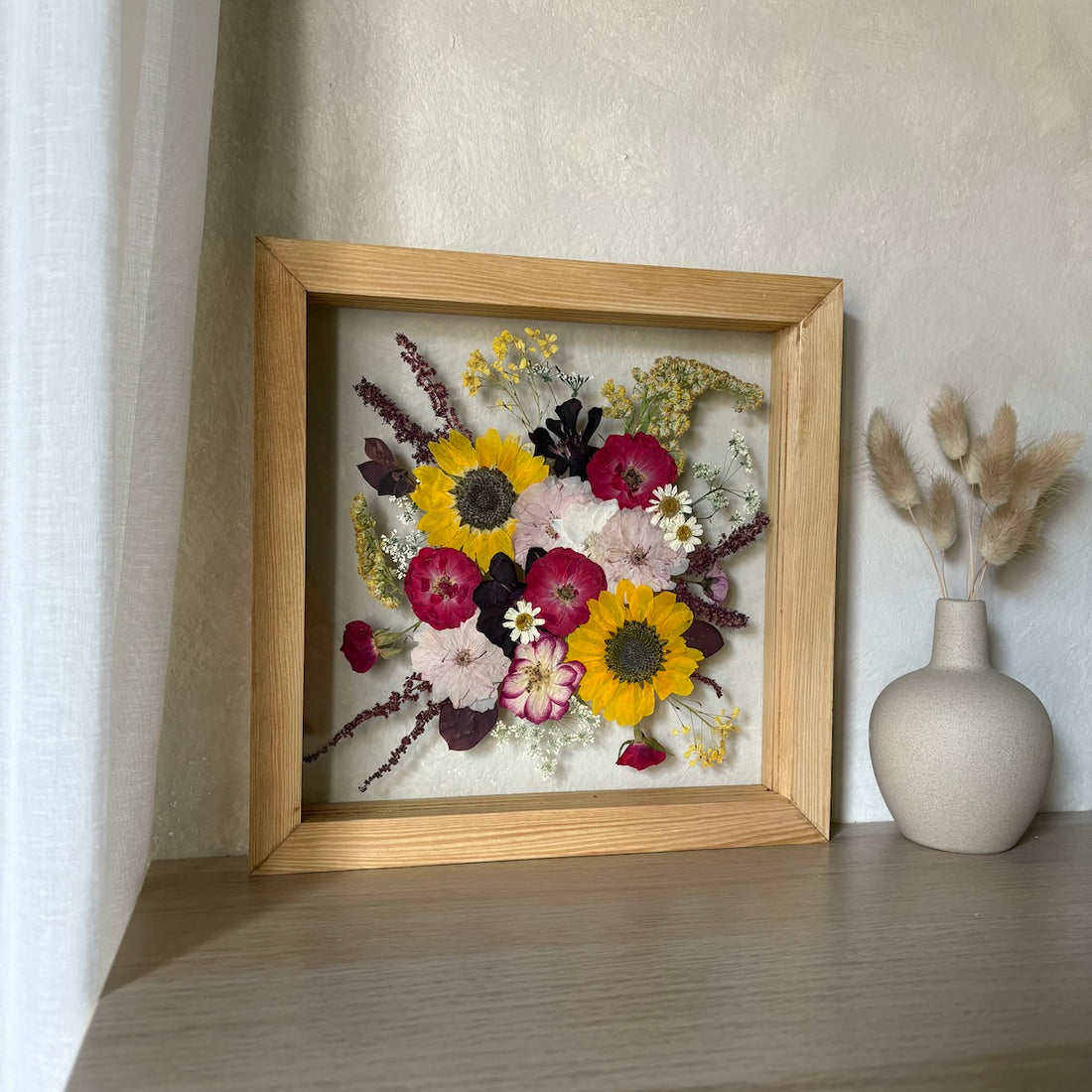 Wie eine Sonnenblumenuhr