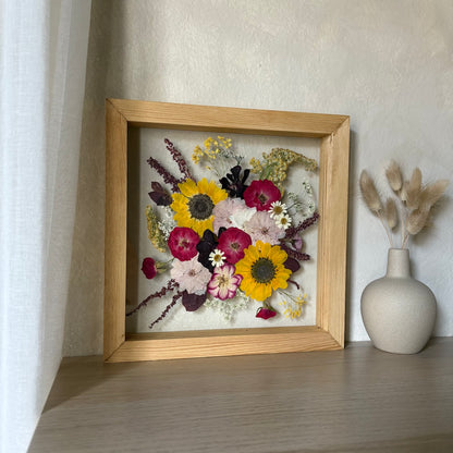Wie eine Sonnenblumenuhr