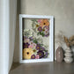 Blumenpoesie in drei Farben