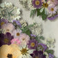 Blumenpoesie in drei Farben
