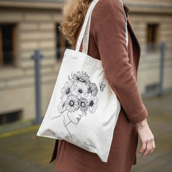 Canvas-Tasche Sei du selbst