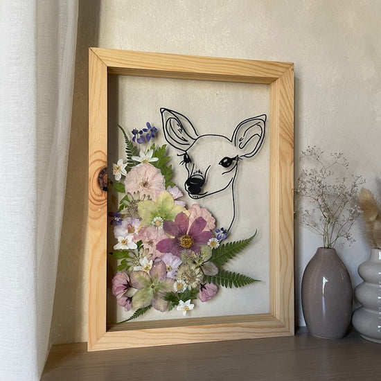 Hund im Frühlingsmantel