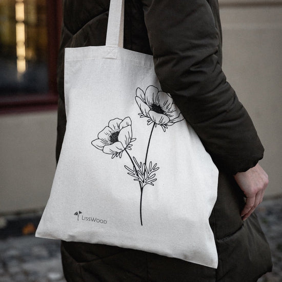 Segeltuchtasche Blume
